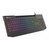 Genesis LITH 400 Gaming keyboard Number of backlight modes: 9 Response time: 8 ms Wrist rest RGB LED light US Wired
