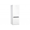 INDESIT Refrigerator LI6 S1E W Energy efficiency class F Free standing Combi Height 158.8 cm Fridge net capacity 197 L Freezer n
