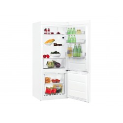 INDESIT Refrigerator LI6 S1E W Energy efficiency class F Free standing Combi Height 158.8 cm Fridge net capacity 197 L Freezer n