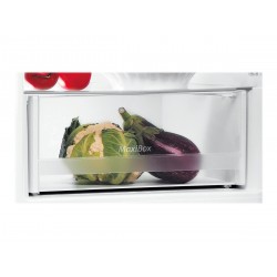 INDESIT Refrigerator LI6 S1E W Energy efficiency class F Free standing Combi Height 158.8 cm Fridge net capacity 197 L Freezer n
