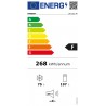 INDESIT Refrigerator LI6 S1E W Energy efficiency class F Free standing Combi Height 158.8 cm Fridge net capacity 197 L Freezer n