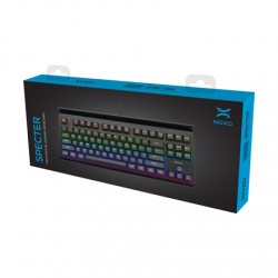 NOXO Specter Gaming keyboard Mechanical Mechanical switches with noticeable tactile and audible feedback Individually backlit ke