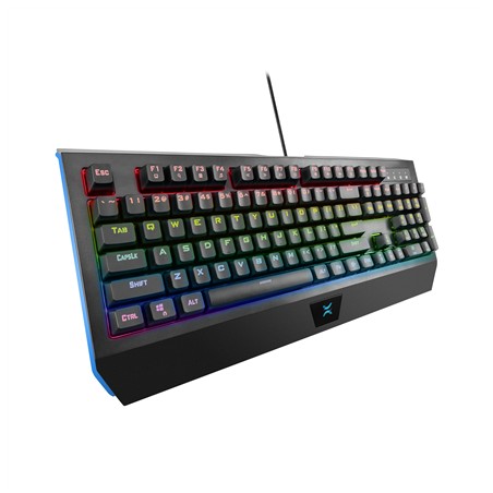 NOXO Vengeance Gaming keyboard Mechanical Mechanical switches with noticeable tactile and audible feedback Long lasting double i