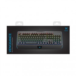 NOXO Vengeance Gaming keyboard Mechanical Mechanical switches with noticeable tactile and audible feedback Long lasting double i