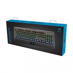 NOXO Vengeance Gaming keyboard Mechanical Mechanical switches with noticeable tactile and audible feedback Long lasting double i