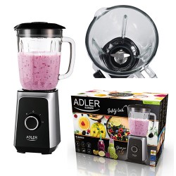 Adler Blender AD 4076 Tabletop 1000 W Jar material Glass Jar capacity 1.5 L Ice crushing Black