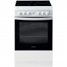INDESIT Cooker IS5V8GMW/E Hob type Vitroceramic Oven type Electric White Width 50 cm Grilling 57 L Depth 60 cm