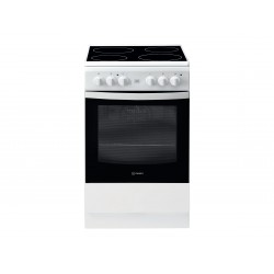 INDESIT Cooker IS5V8GMW/E Hob type Vitroceramic Oven type Electric White Width 50 cm Grilling 57 L Depth 60 cm