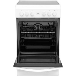 INDESIT Cooker IS5V8GMW/E Hob type Vitroceramic Oven type Electric White Width 50 cm Grilling 57 L Depth 60 cm