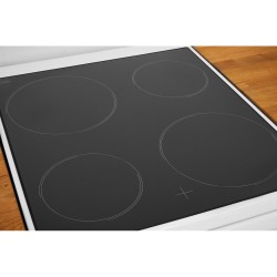 INDESIT Cooker IS5V8GMW/E Hob type Vitroceramic Oven type Electric White Width 50 cm Grilling 57 L Depth 60 cm