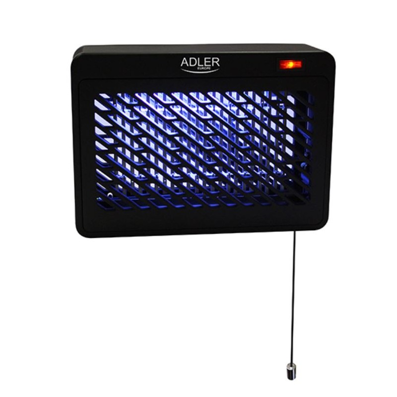 Adler Mosquito killer lamp UV AD 7938 9 W Lures with UV light, electrocute insects with high voltage, stores dead insects for di