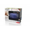 Adler Mosquito killer lamp UV AD 7938 9 W Lures with UV light, electrocute insects with high voltage, stores dead insects for di