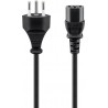 Goobay Device socket C13 (IEC connection) Swiss male (type J, SEV 1011)