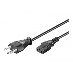 Goobay Device socket C13 (IEC connection) Swiss male (type J, SEV 1011)