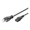 Goobay Device socket C13 (IEC connection) Swiss male (type J, SEV 1011)