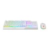 MSI Vigor GK30 COMBO WHITE Keyboard and Mouse Set Wired Mouse included Keyboard stunning RGB lighting effects in 6 areas. CLUTCH