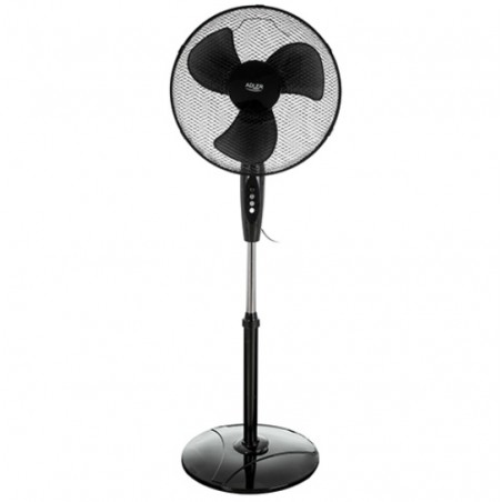 Adler Fan AD 7323b Stand Fan Number of speeds 3 90 W Oscillation Diameter 40 cm Black