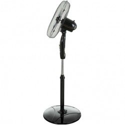 Adler Fan AD 7323b Stand Fan Number of speeds 3 90 W Oscillation Diameter 40 cm Black