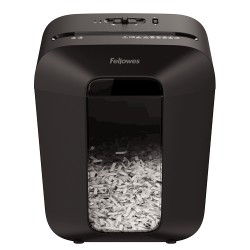 Fellowes Powershred LX50 Black 17 L Credit cards shredding Cross-Cut Shredder Paper handling standard/output 9 sheets per pass W