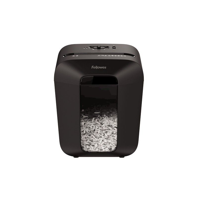 Fellowes Powershred LX50 Black 17 L Credit cards shredding Cross-Cut Shredder Paper handling standard/output 9 sheets per pass W