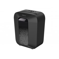 Fellowes Powershred LX50 Black 17 L Credit cards shredding Cross-Cut Shredder Paper handling standard/output 9 sheets per pass W