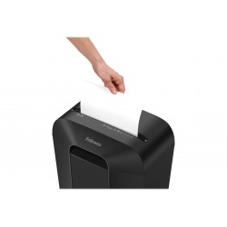Fellowes Powershred LX50 Black 17 L Credit cards shredding Cross-Cut Shredder Paper handling standard/output 9 sheets per pass W