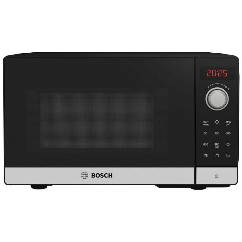 Bosch Microwave oven Serie 2 FEL023MS2 Free standing 20 L 800 W Grill Black