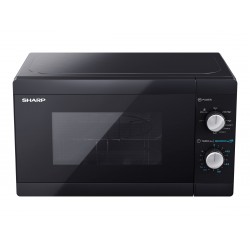 Sharp Microwave Oven with Grill YC-MG01E-B Free standing 800 W Grill Black