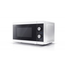 Sharp Microwave Oven YC-MS01E-W Free standing 800 W White