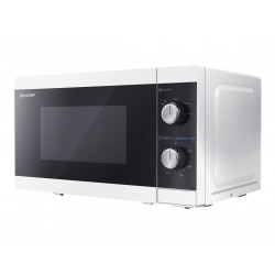 Sharp Microwave Oven YC-MS01E-W Free standing 800 W White