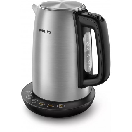 Philips Kettle HD9359/90 Electric 2200 W 1.7 L Stainless steel/Plastic 360 rotational base Grey
