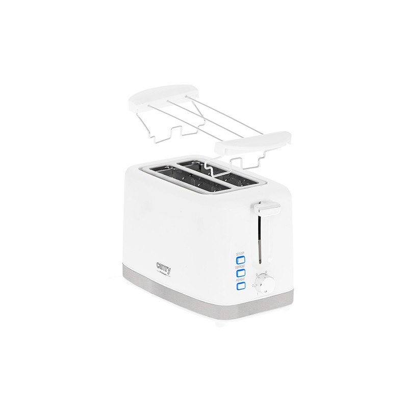 Camry Toaster CR 3219 Power 750 W Number of slots 2 Housing material Plastic White