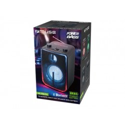 Muse Bluetooth Party Box Speaker with Battery M-1802DJ 60 W Wireless connection Black Bluetooth