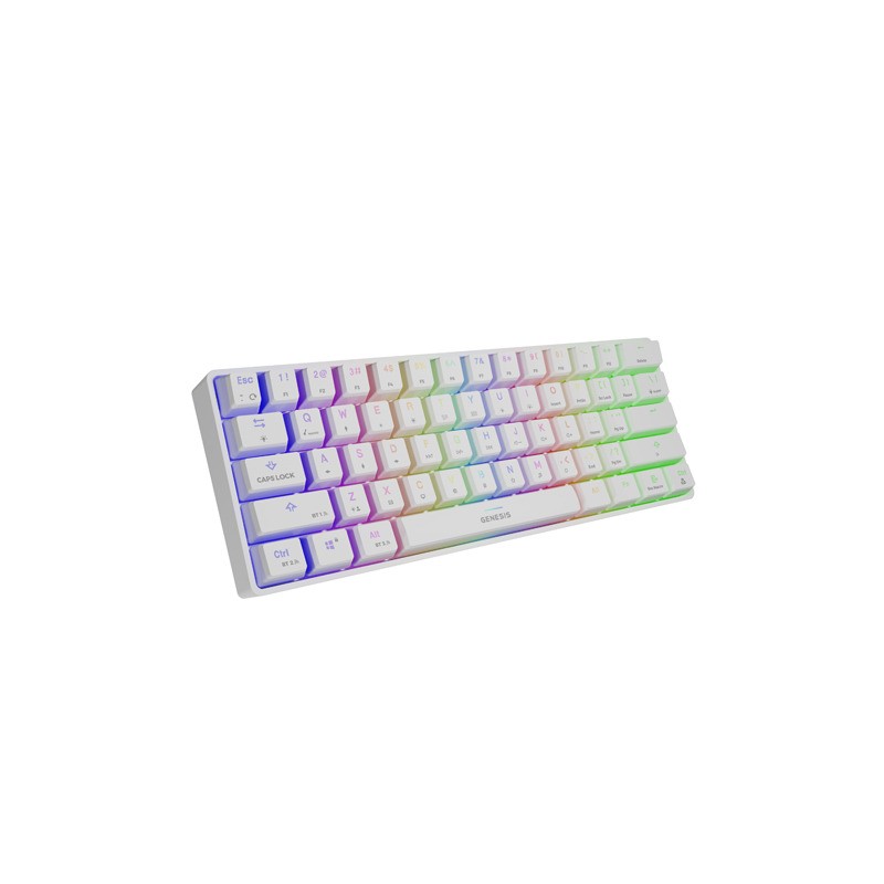 Genesis THOR 660 RGB Gaming keyboard RGB LED light US Wireless/Wired 1.5 m Wireless connection Gateron Red Switch