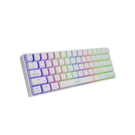 Genesis THOR 660 RGB Gaming keyboard RGB LED light US Wireless/Wired 1.5 m Wireless connection Gateron Red Switch