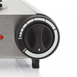 Tristar Free standing table hob KP-6248 Number of burners/cooking zones 2 Stainless Steel/Black Electric