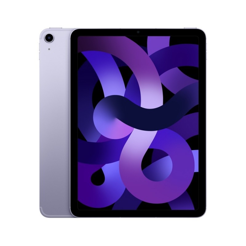 Apple iPad Air 5th Gen 10.9 " Purple Liquid Retina IPS LCD Apple M1 8 GB 64 GB 5G Wi-Fi Front camera 12 MP Rear camera 12 MP Blu
