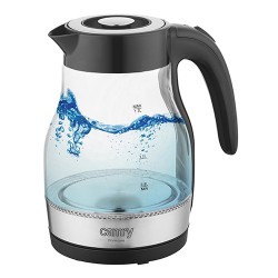 Camry Kettle CR 1300 Electric 2200 W 1.7 L Stainless steel 360 rotational base Black