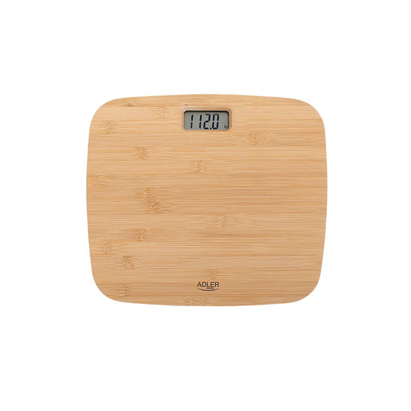 Adler Bathroom Bamboo Scale AD 8173 Maximum weight (capacity) 150 kg Accuracy 100 g