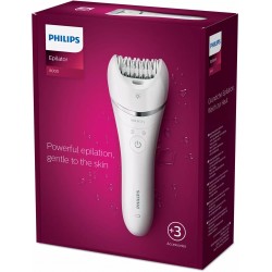 Philips Epilator BRE700/00 Operating time (max) 40 min Number of power levels N/A Wet & Dry White