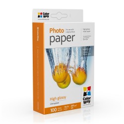 ColorWay Photo Paper PG2601004R Glossy White 10 x 15 cm 260 g/m 