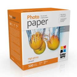 ColorWay Photo Paper PG2605004R Glossy White 10 x 15 cm 260 g/m 
