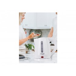 Adler Kettle AD 1272 Electric 1600 W 1 L Stainless steel/Polypropylene 360 rotational base White