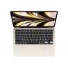 Apple MacBook Air Starlight 13.6 " IPS 2560 x 1664 Apple M2 8 GB SSD 256 GB Apple M2 8-core GPU Without ODD macOS 802.11ax Bluet