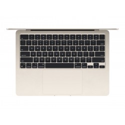 Apple MacBook Air Starlight 13.6 " IPS 2560 x 1664 Apple M2 8 GB SSD 256 GB Apple M2 8-core GPU Without ODD macOS 802.11ax Bluet