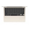 Apple MacBook Air Starlight 13.6 " IPS 2560 x 1664 Apple M2 8 GB SSD 256 GB Apple M2 8-core GPU Without ODD macOS 802.11ax Bluet
