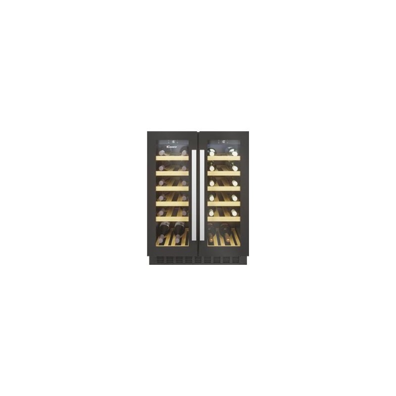 Candy Wine Cooler CCVB 60D/1 Energy efficiency class G Built-in Bottles capacity 38 Black