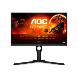 AOC Monitor 25G3ZM/BK 24.5 " VA FHD 16:9 1 ms 300 cd/m Black/Red 240 Hz HDMI ports quantity 2