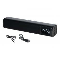 Adler Clock Speaker AD 1191 Wireless connection Black Bluetooth