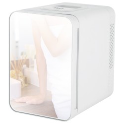 Adler Mini refrigerator with mirror AD 8085 Free standing Larder Height 27 cm Fridge net capacity 4 L White